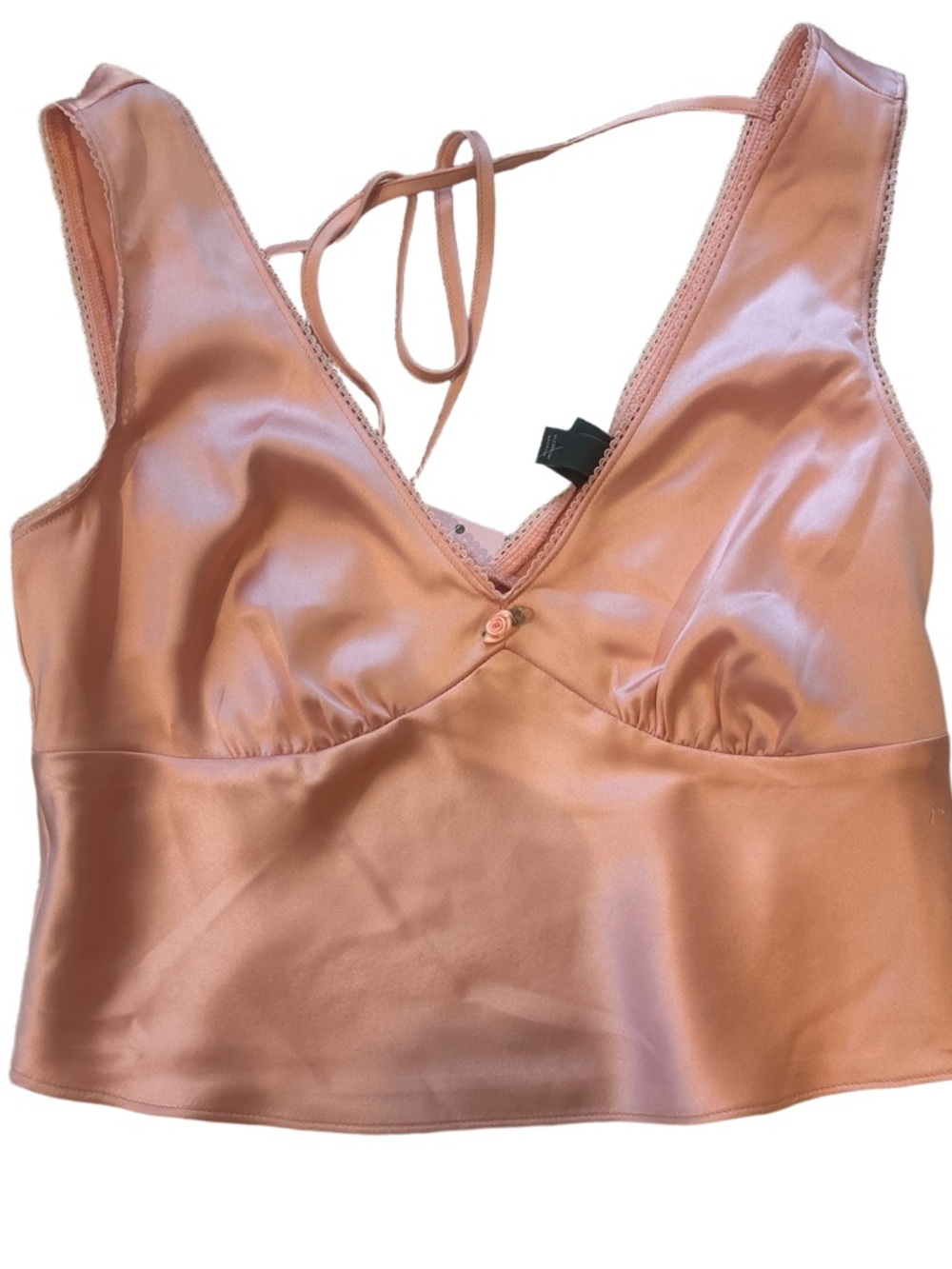 Wild fable NWT Satin Rose Pink Tank - size S